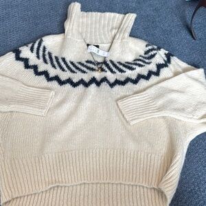 J Crew poncho style sweater